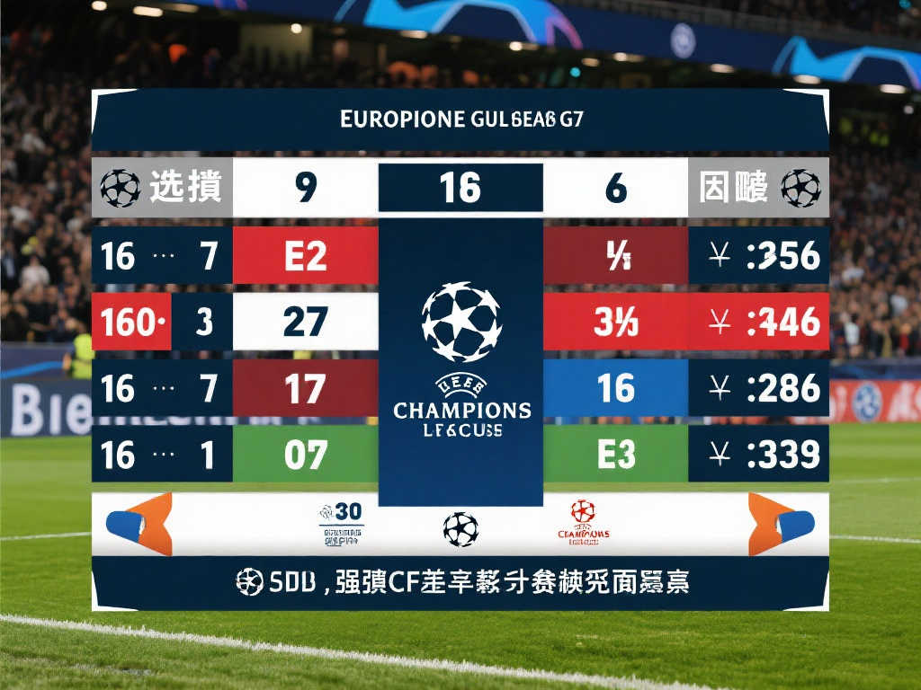 欧冠小组赛积分榜揭晓:晋级与淘汰悬念待解 欧冠小组赛积分榜揭晓:晋级与淘汰悬念待解